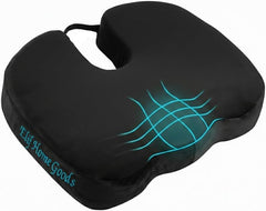 Memory Foam Seat Cushion – Ergonomic Support for Office Chair & Tailbone Relief