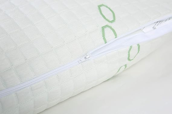 Rayon Derived from Bamboo Pillows, Cooling Shredded Memory Foam Pillow Sets for Sleeping for Back, Stomach, Side Sleepers, Adjustable, Washable Cover